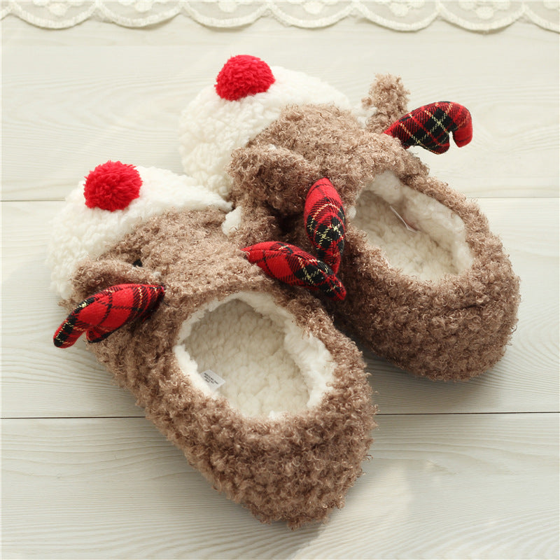 Winter Cotton Slippers Heel