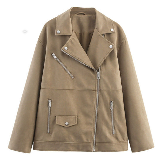 Women's Motorcycle Leather Jackets Autumn New