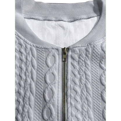 Bomber Jackets For Women Cute Jacquard Coats Lightweight Zip Up Jackets Dressy Casual