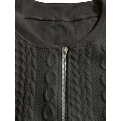 Bomber Jackets For Women Cute Jacquard Coats Lightweight Zip Up Jackets Dressy Casual