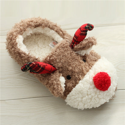 Winter Cotton Slippers Heel