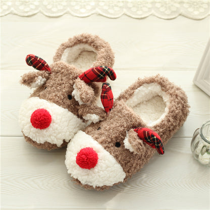 Winter Cotton Slippers Heel