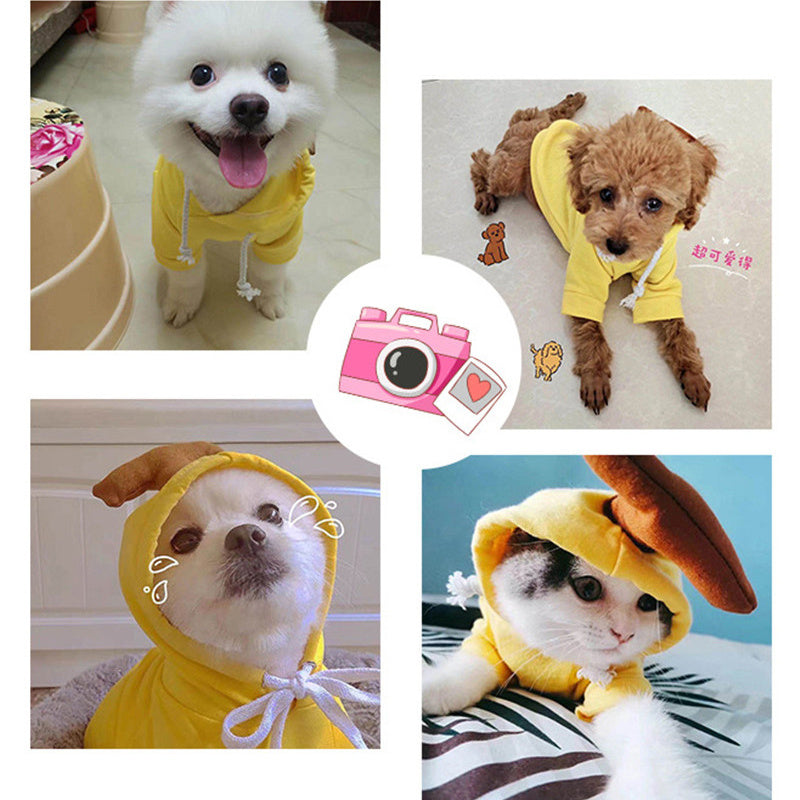 Cute Dog Hoodies – Cozy Animal & Fruit-Themed Clothes for Small Breeds