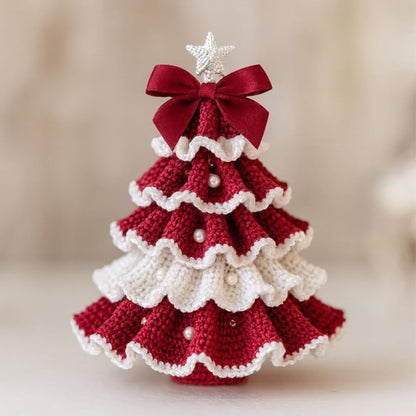 Crochet Christmas Tree Decoration DIY Material Package