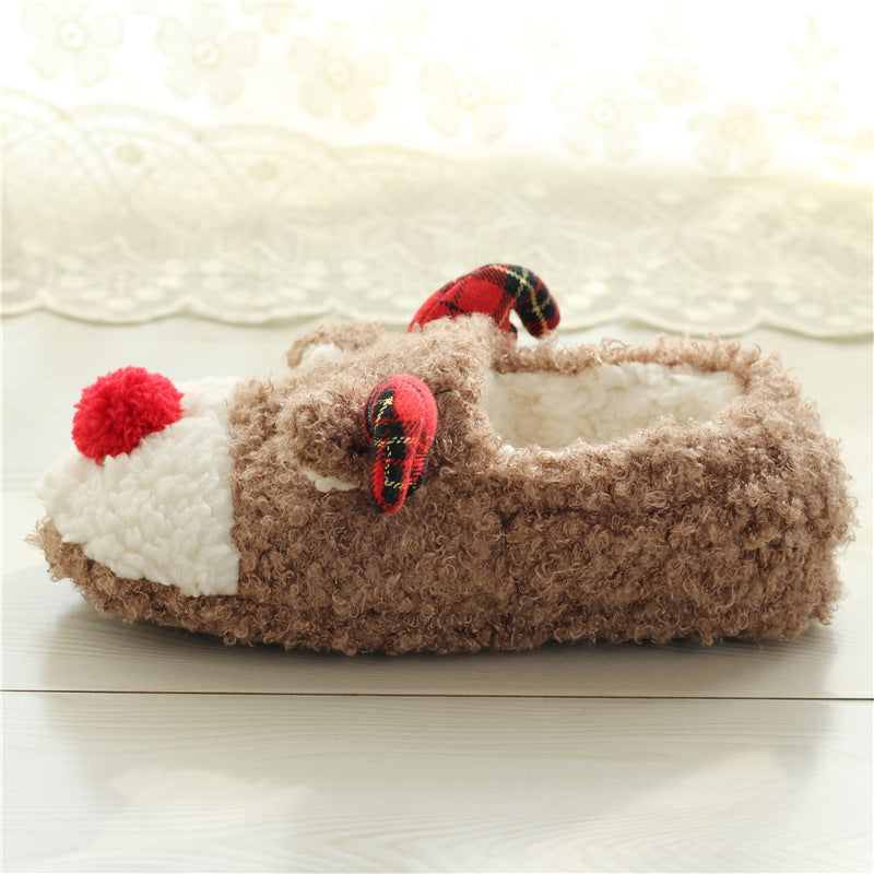 Winter Cotton Slippers Heel