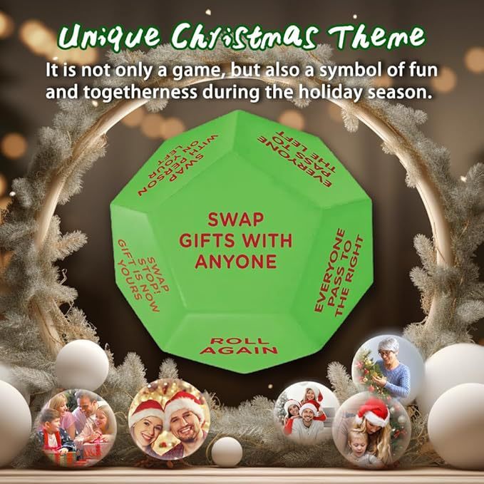 Santa Claus Exchange Gift Dice