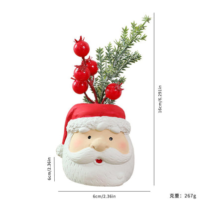 Resin Christmas Doll Santa Claus Snowman Decorations Ornaments