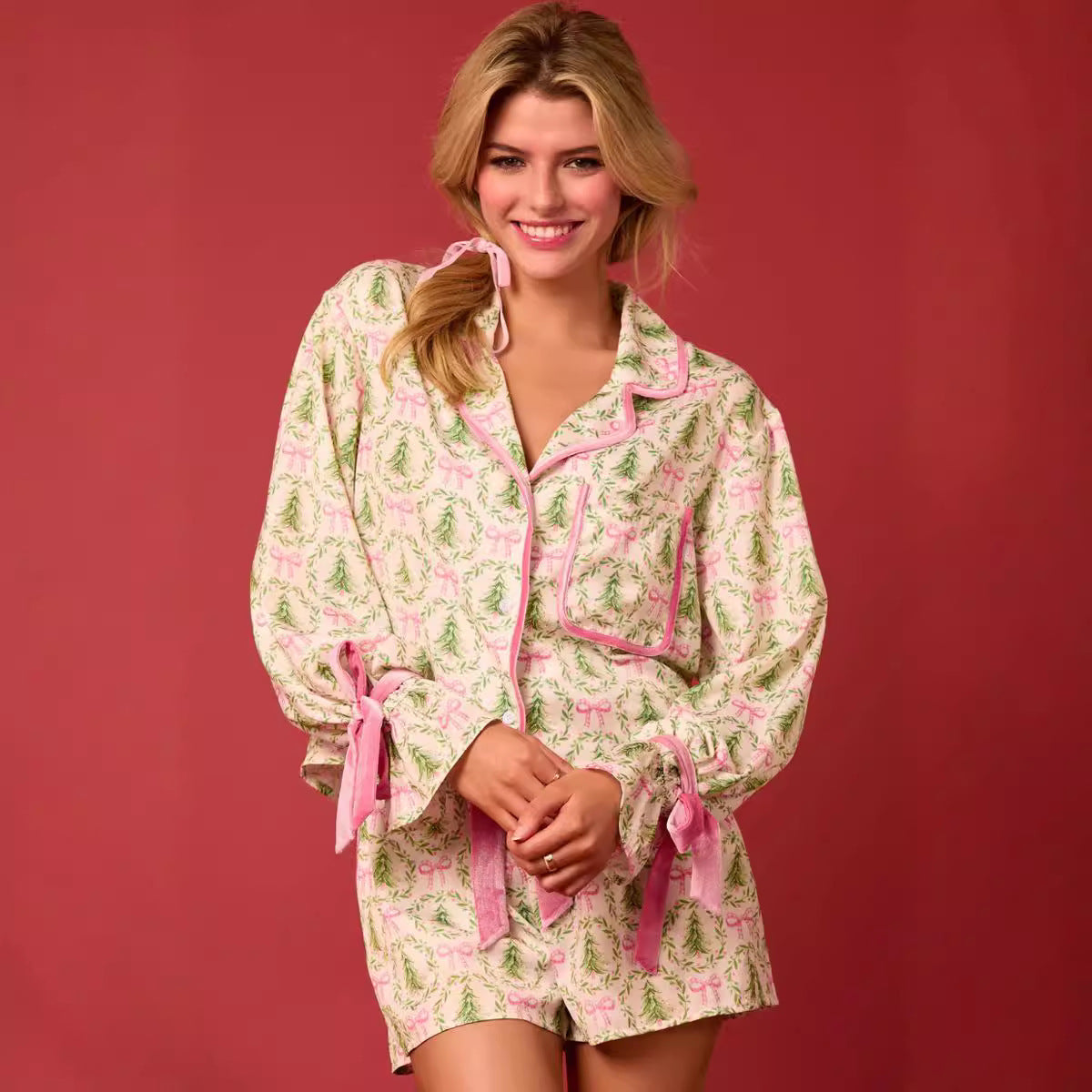 2 Pcs Women's Pajama Set